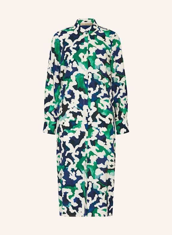 Smith & Soul Shirt dress DARK BLUE/ GREEN/ ECRU