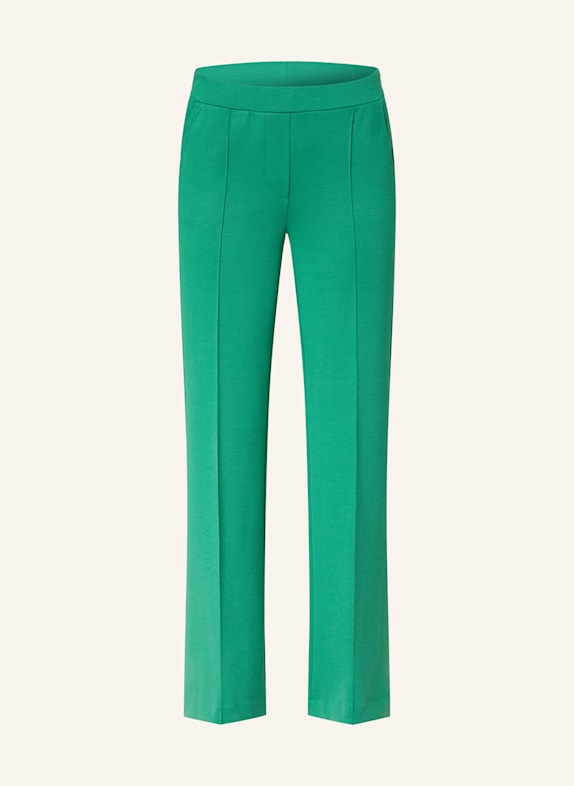 Smith & Soul Wide leg trousers made of jersey GREEN