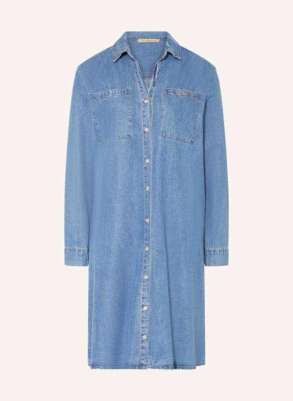 Smith & Soul Shirt dress in denim look BLUE