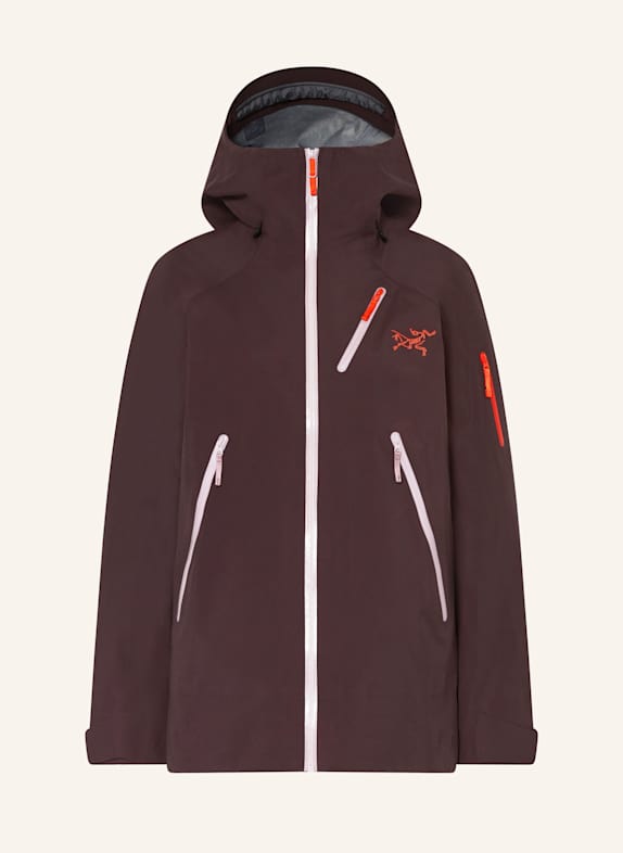 ARC'TERYX Hardshell-Skijacke NITA DUNKELROT