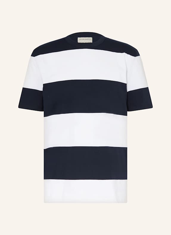 Officine Générale T-Shirt DUNKELBLAU/ WEISS