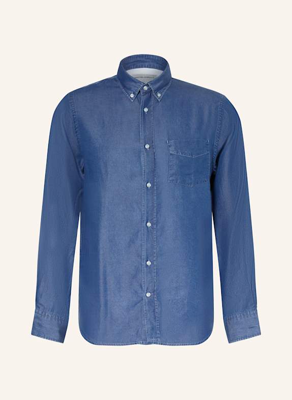 Officine Générale Hemd BART Regular Fit in Jeansoptik BLAU