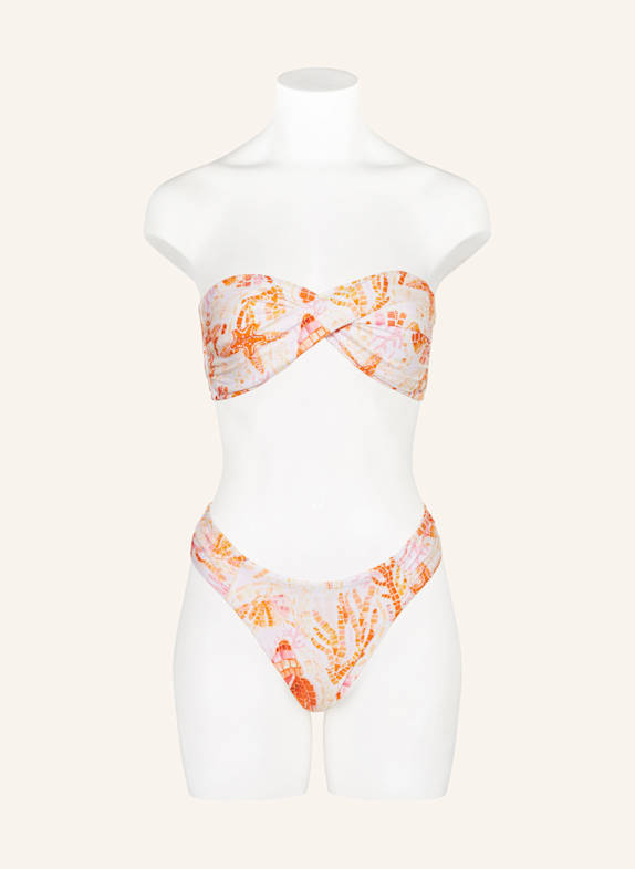 SEAFOLLY Basic bikinibroekje LA MER WIT / ORANJE / ROZE