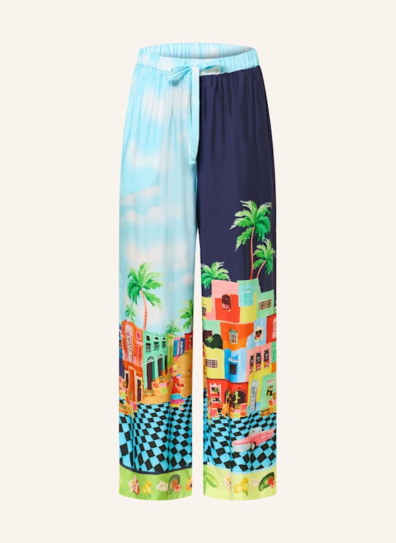 SEAFOLLY Hose CUBA mit Seide DUNKELBLAU/ HELLBLAU/ ORANGE