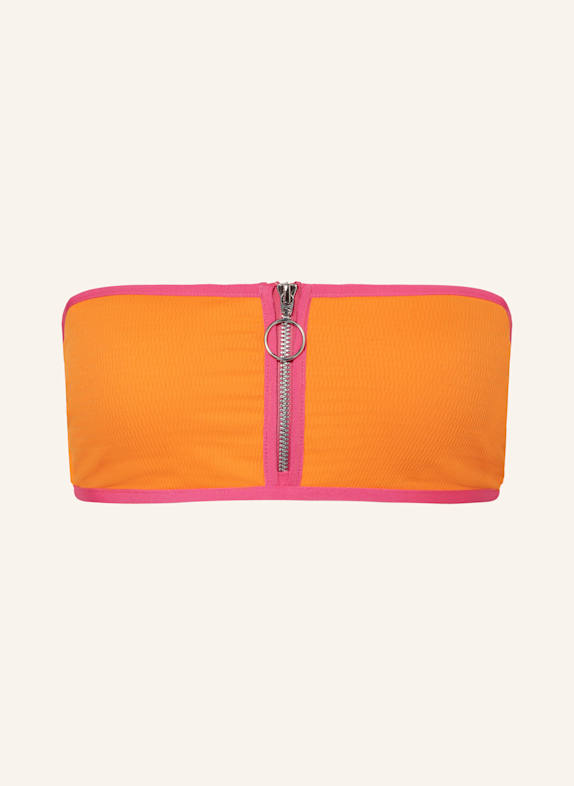 SEAFOLLY Bandeau-Bikini-Top BEACH BOUND ORANGE/ PINK