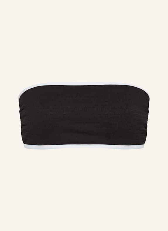 SEAFOLLY Bandeau-Bikini-Top BEACH BOUND SCHWARZ/ WEISS