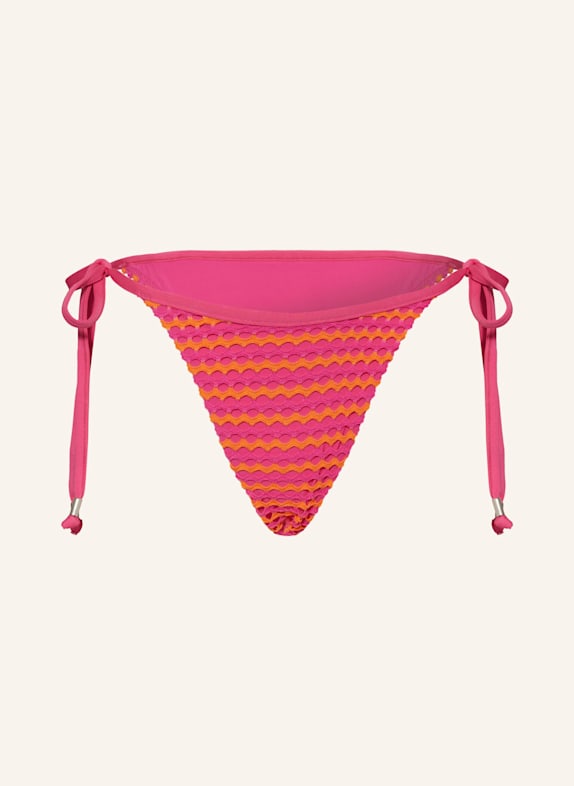 SEAFOLLY Triangel-Bikini-Hose MESH EFFECT PINK/ ORANGE