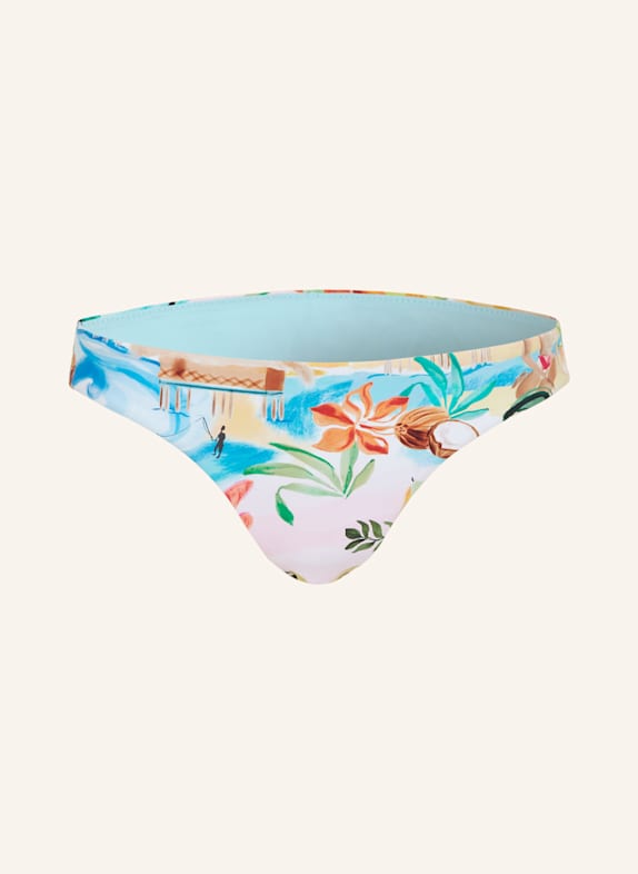 SEAFOLLY Basic-Bikini-Hose SOUTH PACIFIC HELLROSA/ TÜRKIS/ HELLBRAUN