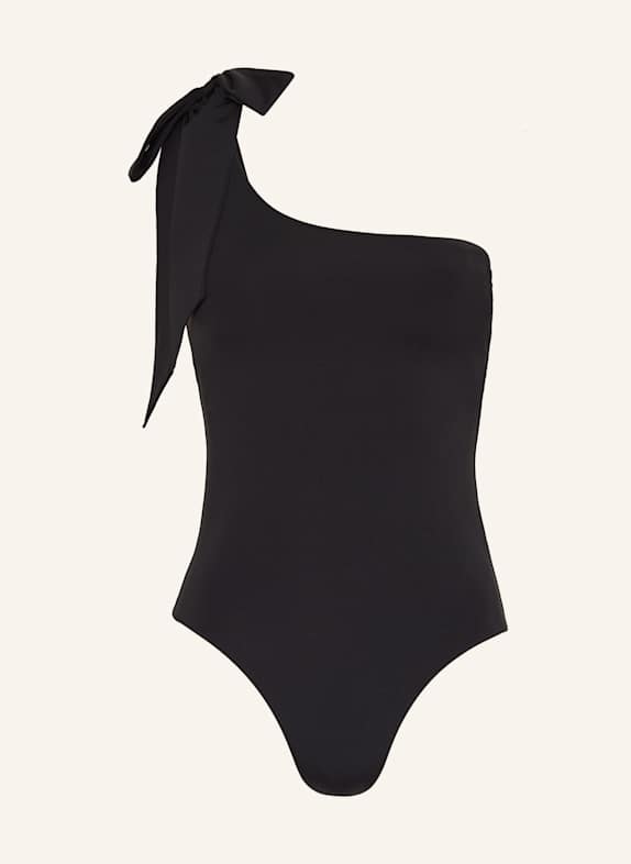 SEAFOLLY One-Shoulder-Badeanzug BEAU BOW SCHWARZ