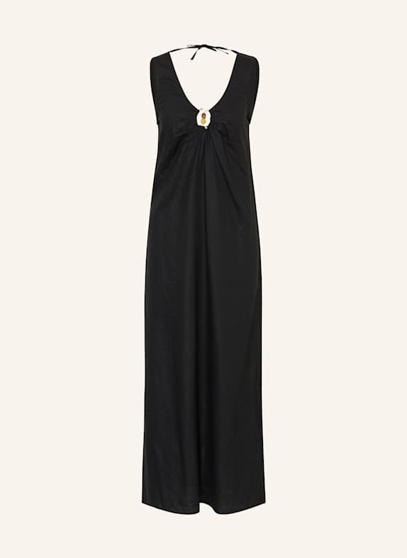 SEAFOLLY Kleid PALERMO mit Leinen SCHWARZ