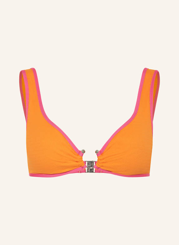 SEAFOLLY Bralette-Bikini-Top BEACH BOUND ORANGE/ PINK