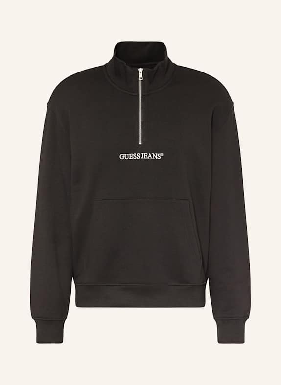 GUESS JEANS Sweat-Troyer SCHWARZ