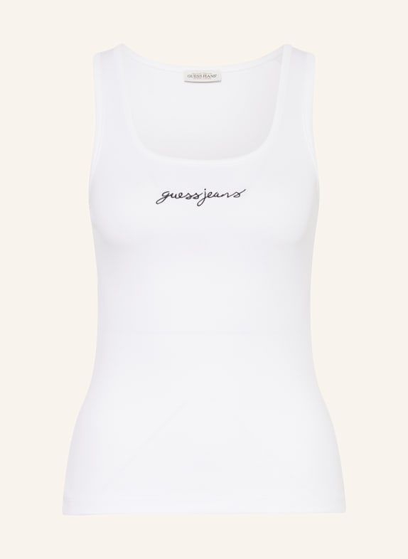 GUESS JEANS Top WHITE