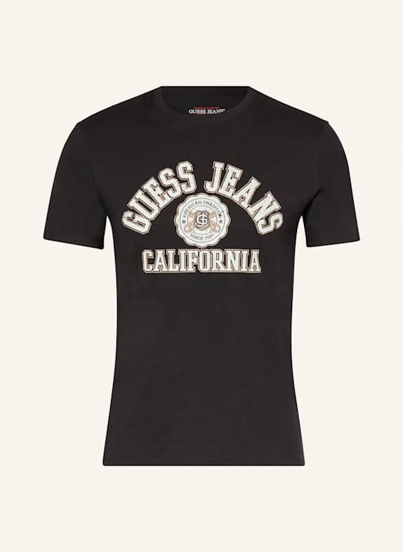 GUESS JEANS T-Shirt SCHWARZ