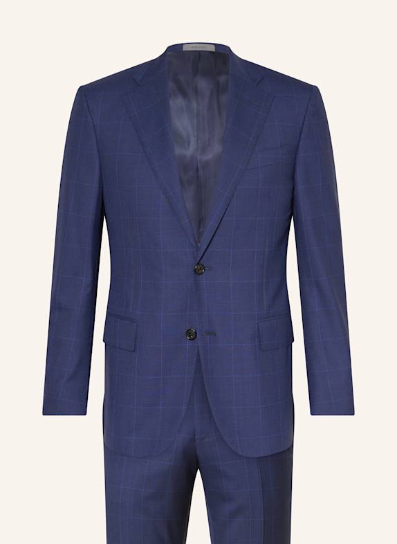 CORNELIANI Garnitur slim fit GRANATOWY