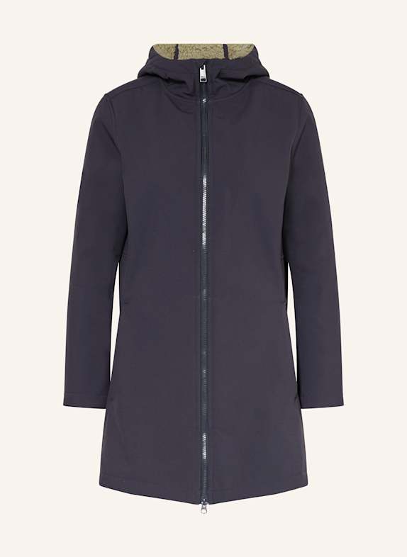 Jack Wolfskin Parka WINDLAND DARK BLUE
