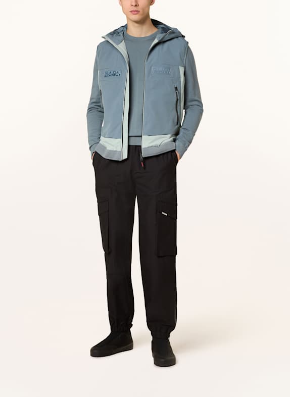 NAPAPIJRI Functioneel vest CLAY BLAUWGRIJS / MINT