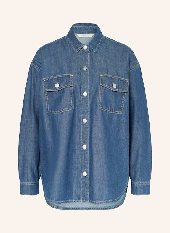 Barbour Jeansbluse WOODROW DUNKELBLAU