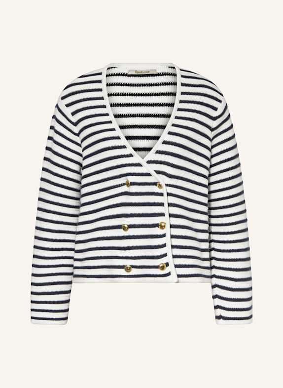 Barbour Sweater ABBY WHITE/ DARK BLUE