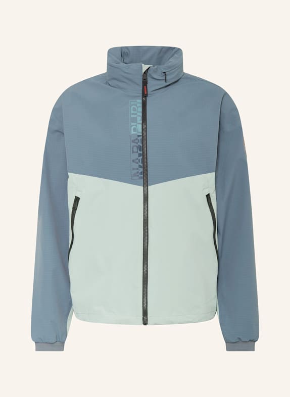 NAPAPIJRI Funktionsjacke CLAY BLAUGRAU/ MINT