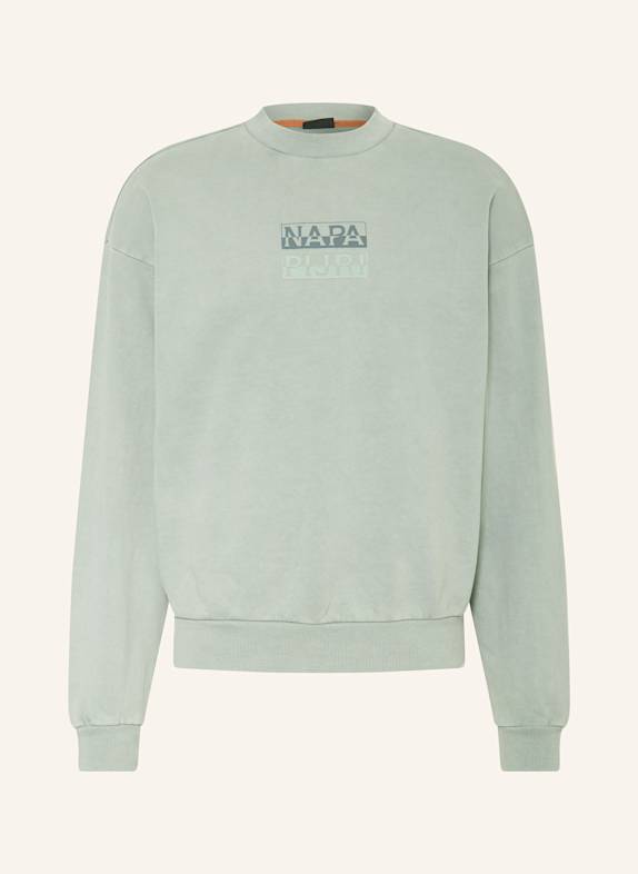 NAPAPIJRI Sweatshirt CORTONA HELLGRÜN