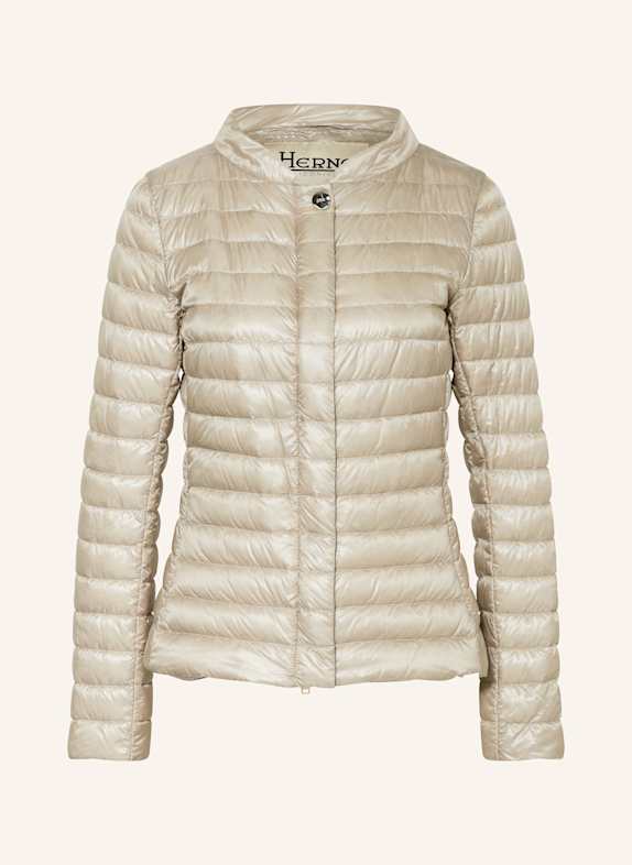 HERNO Lightweight down jacket BEIGE