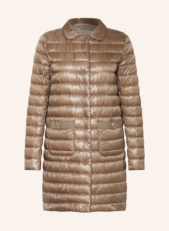 HERNO Down coat TAUPE