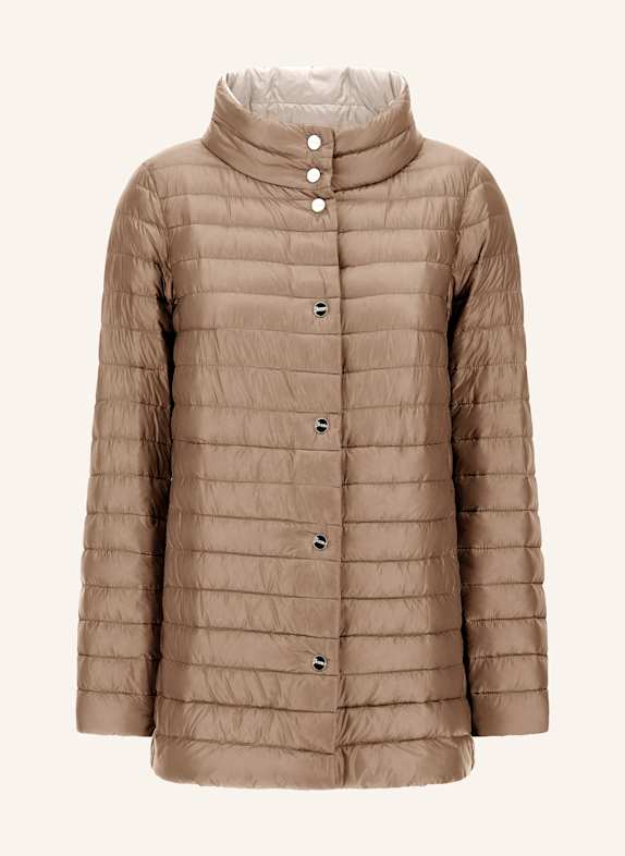 HERNO Reversible down jacket LIGHT BROWN