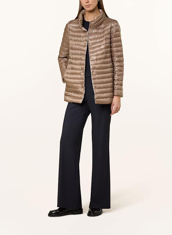 HERNO Daunenjacke zum Wenden HELLBRAUN