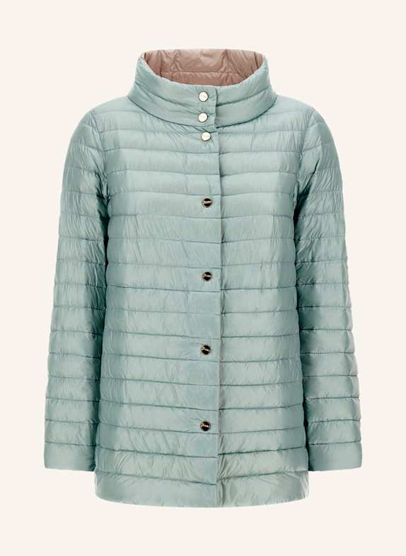 HERNO Reversible down jacket LIGHT GREEN