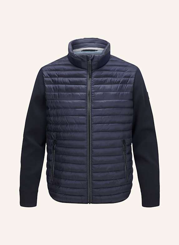 MILESTONE Steppjacke MSAMARILLO im Materialmix DUNKELBLAU