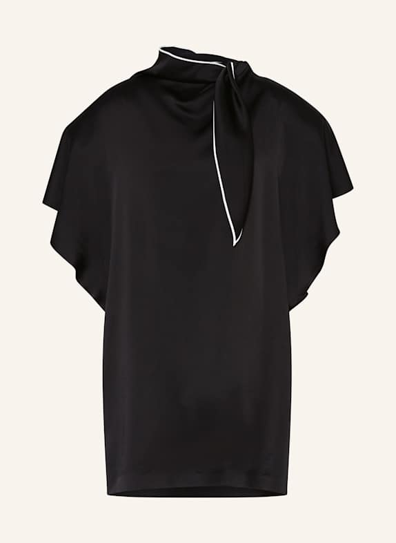 STELLA McCARTNEY Satinkleid SCHWARZ