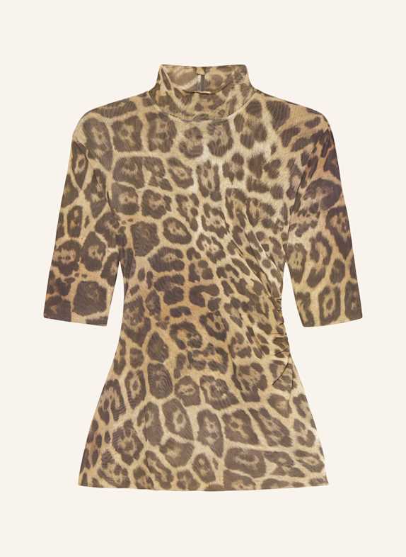 STELLA McCARTNEY Shirt mit 3/4-Arm HELLBRAUN/ DUNKELGRAU