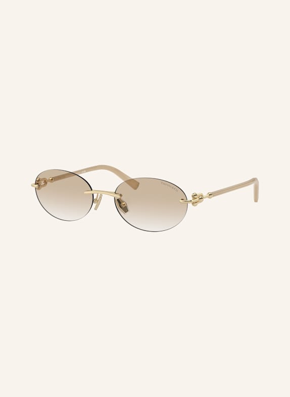 TIFFANY & Co. Sonnenbrille TF3104D 617811  - GOLD/ HELLBRAUN VERLAUF