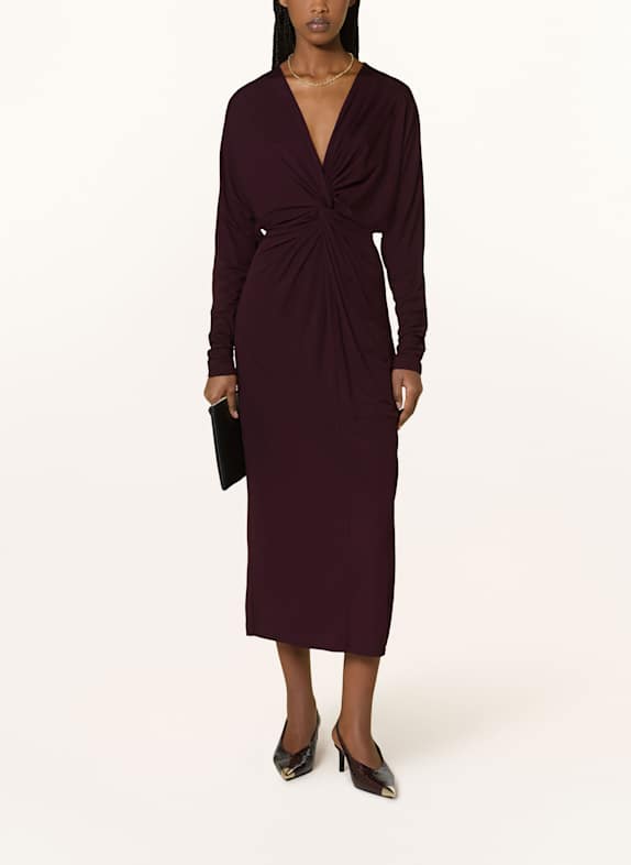 ANINE BING Jerseykleid MATHILDE DUNKELROT
