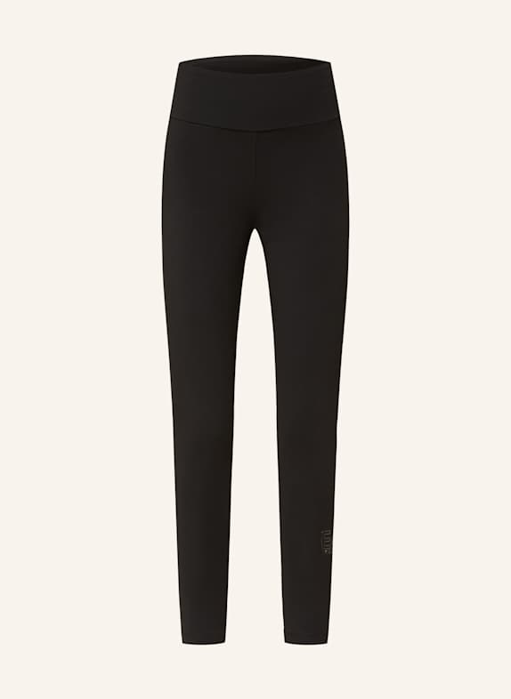EA7 EMPORIO ARMANI Legginsy CZARNY