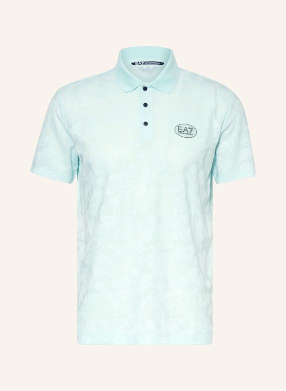EA7 EMPORIO ARMANI Funkcyjna koszulka polo MIĘTOWY