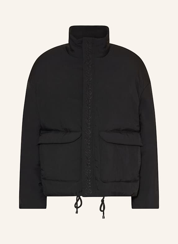 rough. Jacke SCHWARZ
