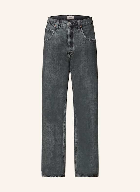 AGOLDE Jeans FUSION Baggy Tapered Fit dvsn division (blk marble)