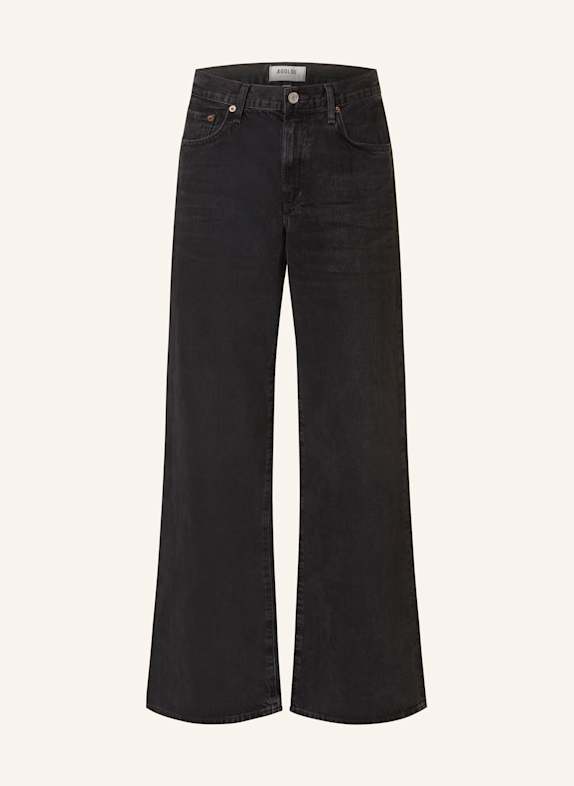AGOLDE Straight Jeans CLARA mscar mascara (washed black)