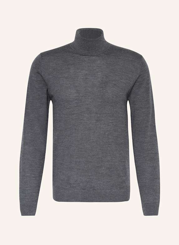 DANIELE FIESOLI Rollkragenpullover DUNKELGRAU