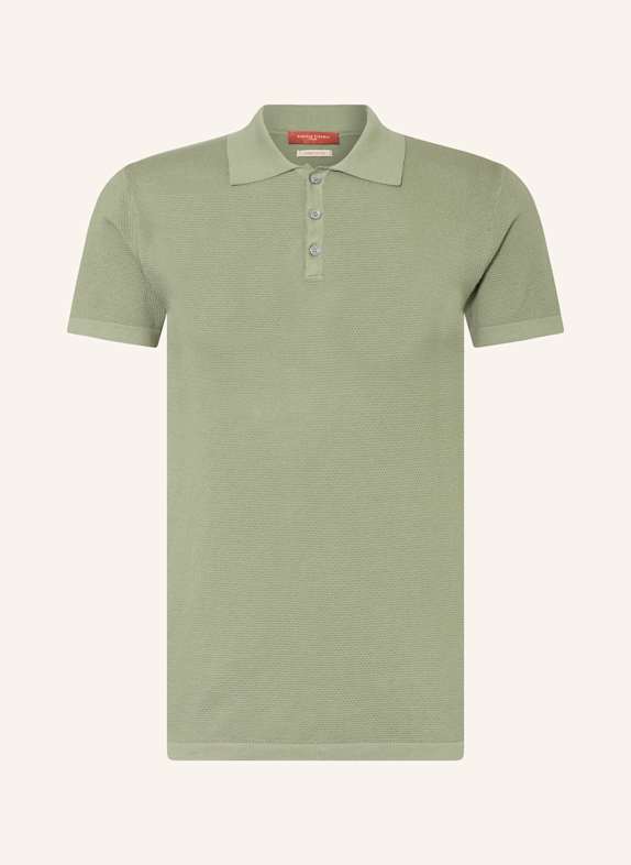 DANIELE FIESOLI Strick-Poloshirt GRÜN
