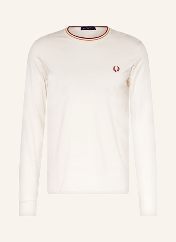 FRED PERRY Longsleeve ECRU