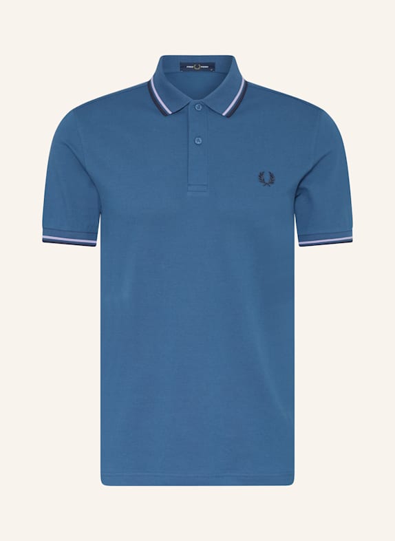 FRED PERRY Piqué-Poloshirt DUNKELBLAU