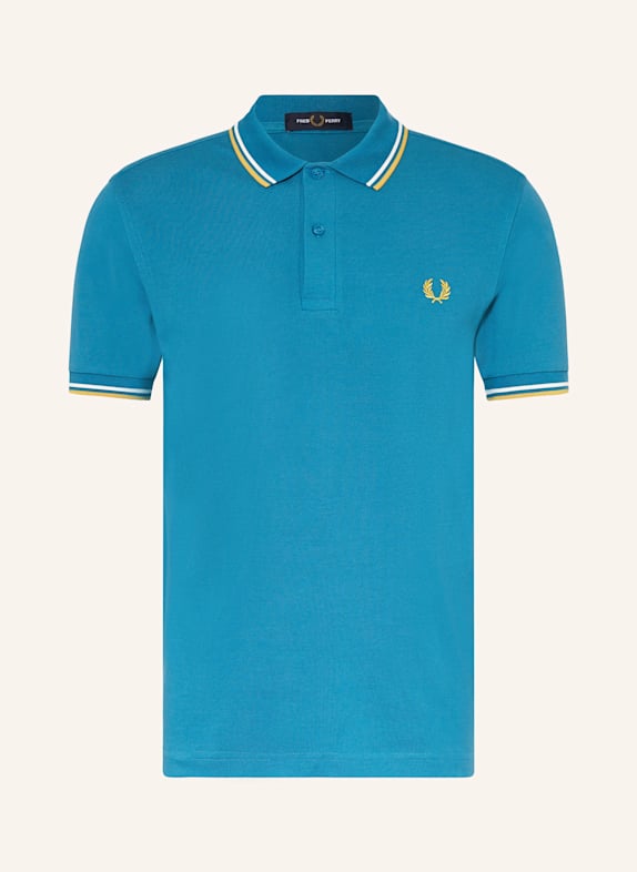 FRED PERRY Piqué-Poloshirt TÜRKIS