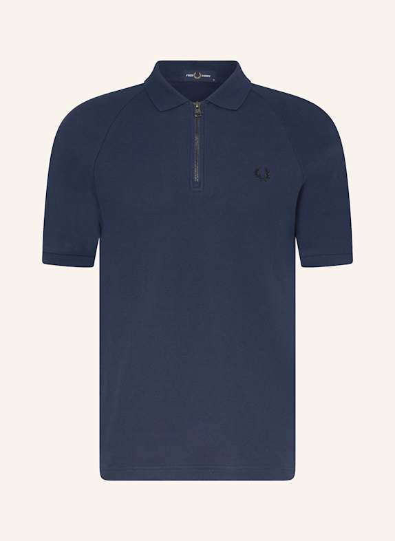 FRED PERRY Koszulka polo z piki GRANATOWY