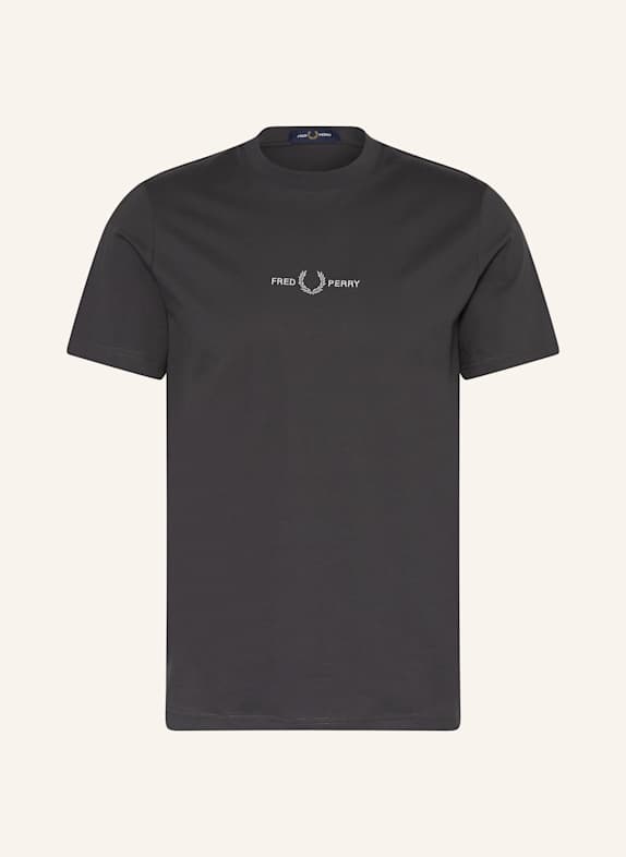 FRED PERRY T-Shirt DUNKELGRAU