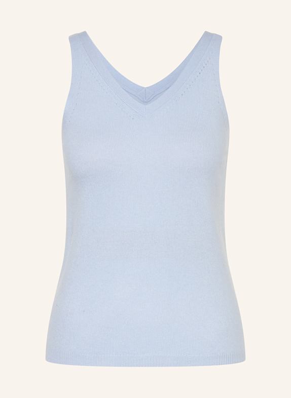 (THE MERCER) N.Y. Stricktop aus Cashmere HELLBLAU