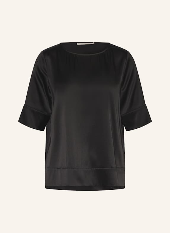 (THE MERCER) N.Y. Blusenshirt aus Seide SCHWARZ