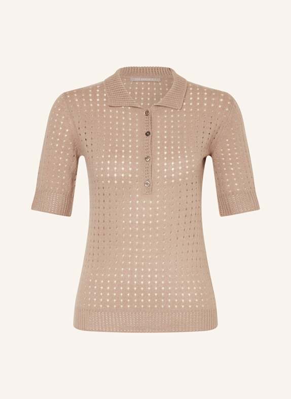 (THE MERCER) N.Y. Strickshirt aus Cashmere HELLBRAUN